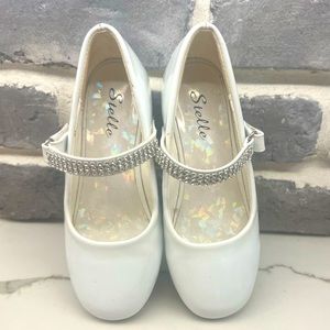First Holy Communion Patent Leather Crystal Shoes Size 11 Dress Shoes Easter